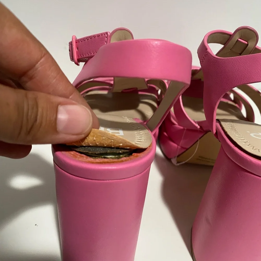 BP Amaya Barbie Bubblegum Pink Platform Sandals Bratz Chunky Fisherman Huarache‎